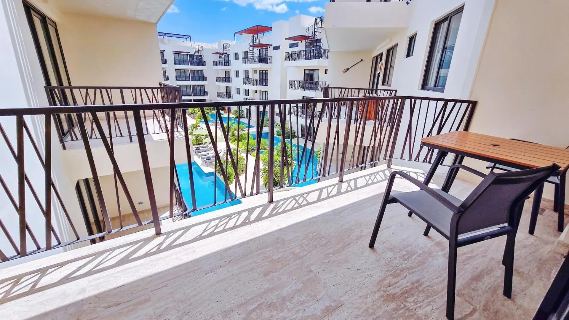 Apartment 1 Bedroom With King Bed And Balcony With Amenities View Tulum